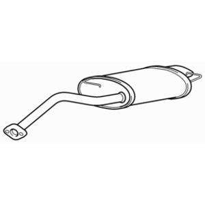 Quality rear exhaust - quality, silencer
