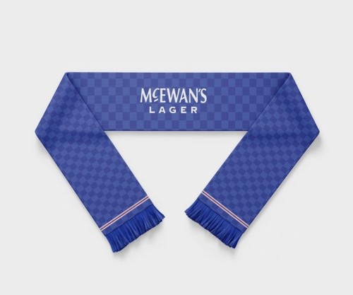 Rangers 1987 home scarf - 1987/88,