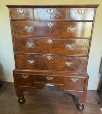 18th Century Walnut Chest On Stand