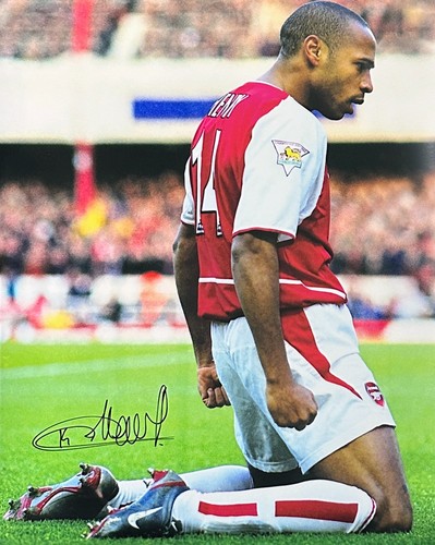 Thierry henry signed arsenal - thierry,