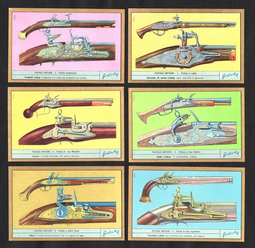 Types antique pistols - of,