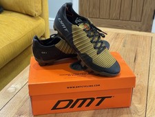 DMT GK1 Knitted Cycling Shoes, Black/ Ocre, Size 42 - Very Good Condition