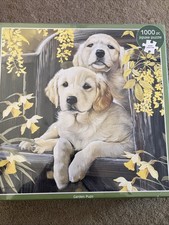 Lively Garden Pups Puzzle 1000
