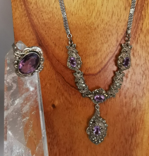 Antique silver necklace - antique,