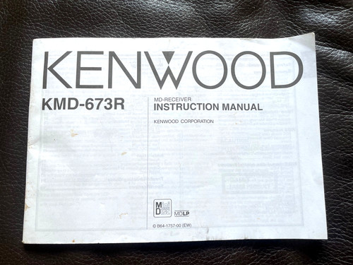 Instruction booklet for