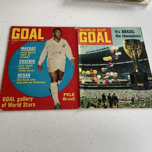 Goal magazines 1969 pele - goal,