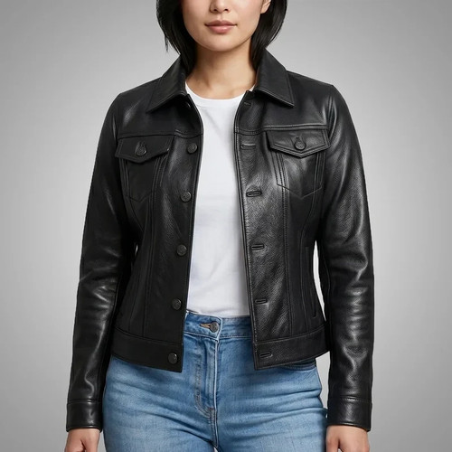 Cuir jackets royal - edge, women