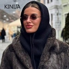 Women Knitted Balaclava Hooded