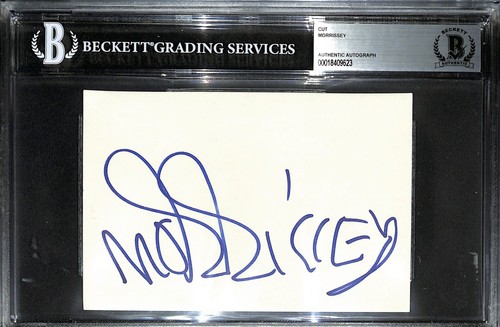 Morrissey signed autographed - morrissey,