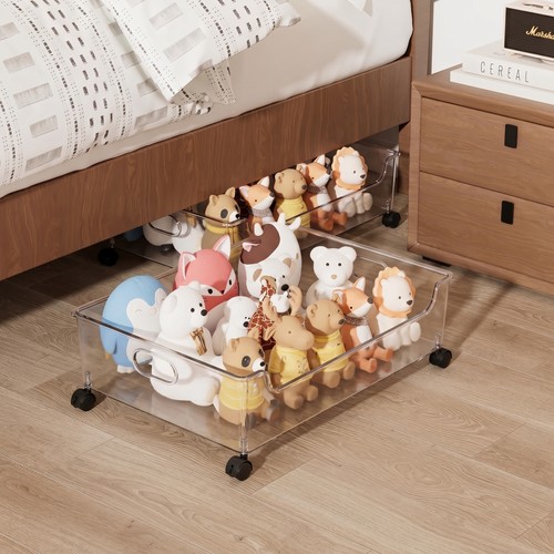 Rolling under bed storage - under,