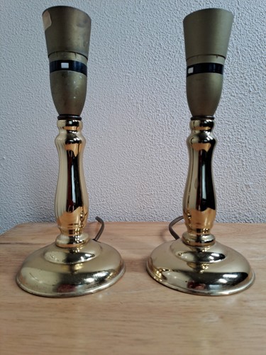 Pair bhs table lamp bases - of,