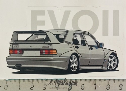Sticker decal mercedes 190 - sticker/decal,,