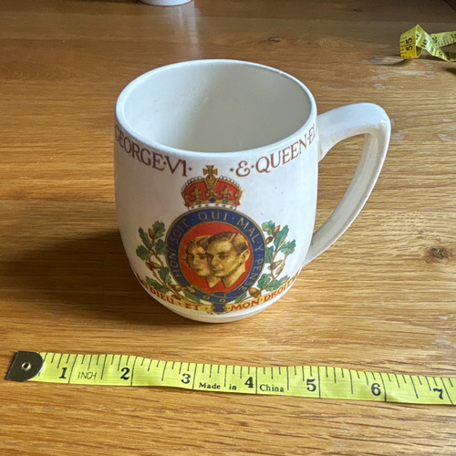 Solian 1937 coronation mug - coronation,