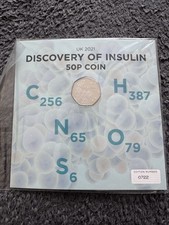 2021 Discovery of Insulin 50p Display Card