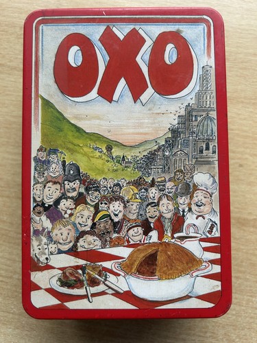 Oxo vintage tin - tin, 9cm