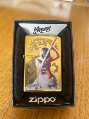 Mazzi brass zippo - brass,