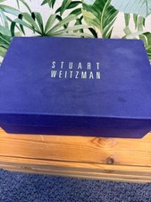 Stuart Weitzman for Russell & Bromley bronze glitter wedge heels size 8