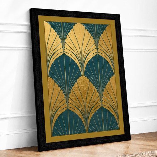 Deco fan symmetry art - deco,