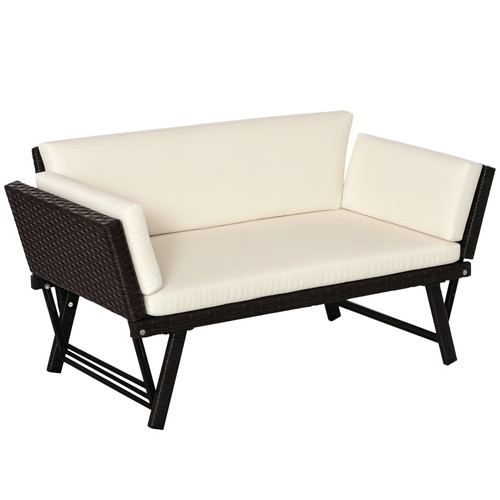 Outsunny 1rattan folding - 2,