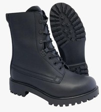 British assault boot black - british, boot,