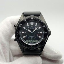 Casio AMW-320 Men's Large Black Tone Quartz Chronograph Watch
