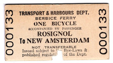 Railway / ferry ticket