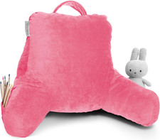 Reading Pillow for Kids, Small Back Pillow for Sitting up in Bed, Memory Foam Ba