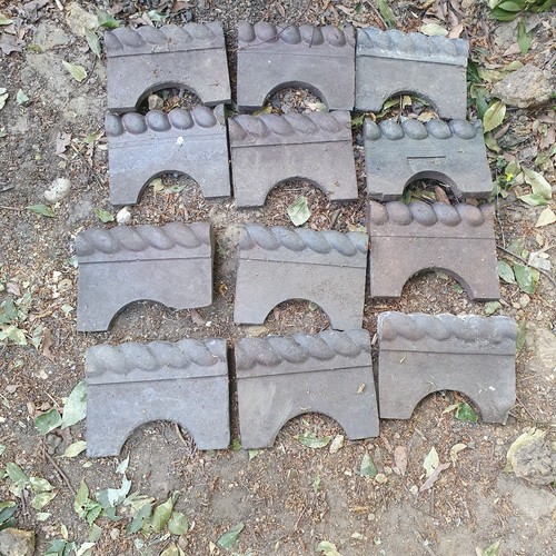 Rope top edging tiles