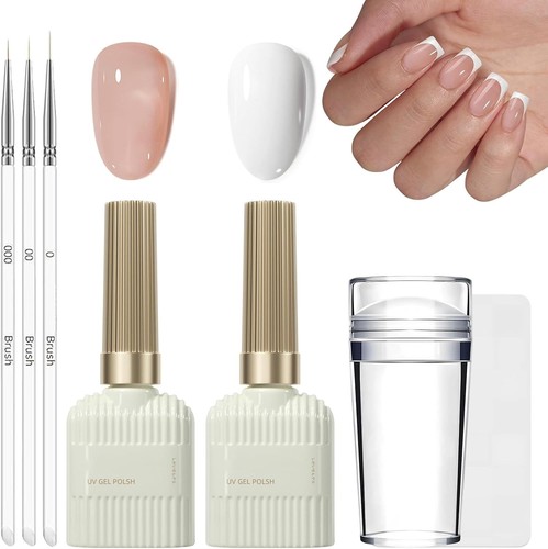 French manicure polish kit - french,