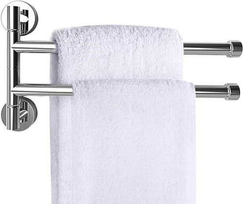 Swivel towel rail - rail, chrome