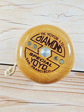 Vintage Tom Kuhn Diamond Special YoYo Maple Wood 2.25"