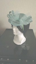 mint green ladies fascinators
