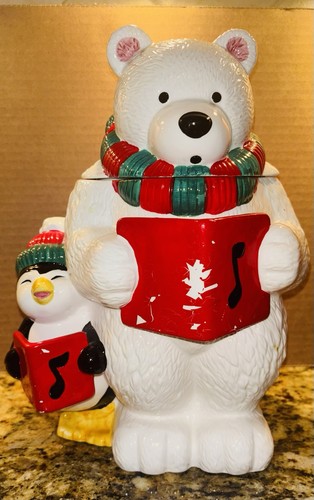 Vintage christmas cookie jar - vintage,