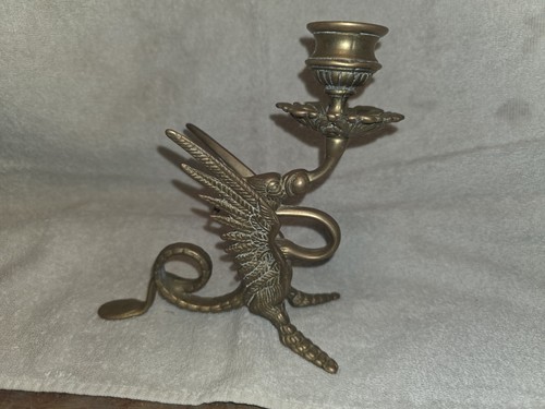 Vintage brass dragon phoenix - vintage,