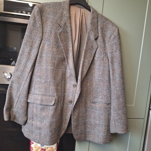 Mens grey tweed herringbone - mens,