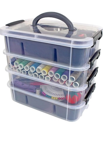 Tier clear plastic - plastic, sewing