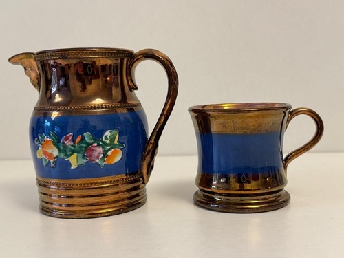 Gold lustre ceramic - lustre, vintage