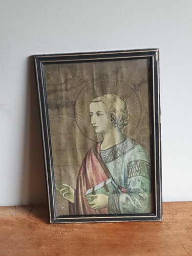 Antique religious print - print, on