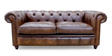 Real leather chesterfield - real,