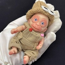 Lovely 6 Inch Silicone Reborn Monkey Doll With Soft Touch Feeling Waterproof