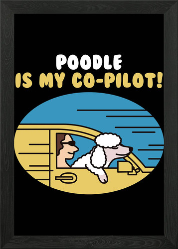 Poodle copilot framed - is,