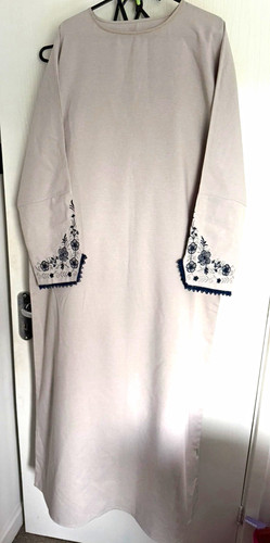 Women grey long kaftan - women’s,