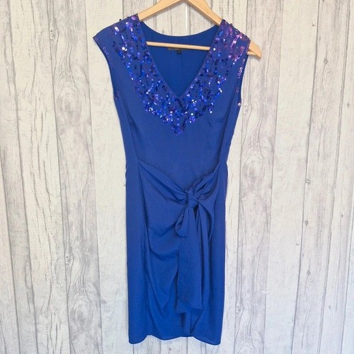 Coast blue sequin cocktail - blue,