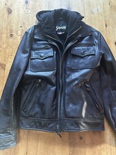 Scott leather motorcycle