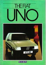 Fiat Uno 45 55 70 Comfort Super ES 1984-85 original UK Sales Brochure