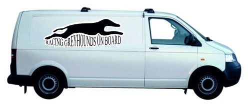 Racing greyhounds board - racing, on