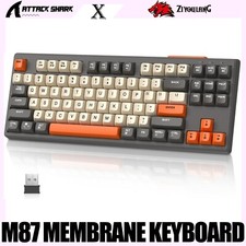 ATTACK SHARK M87 Wireless Gaming Keyboard TKL Bluetooth5.0/2.4G RGB Rechargeable