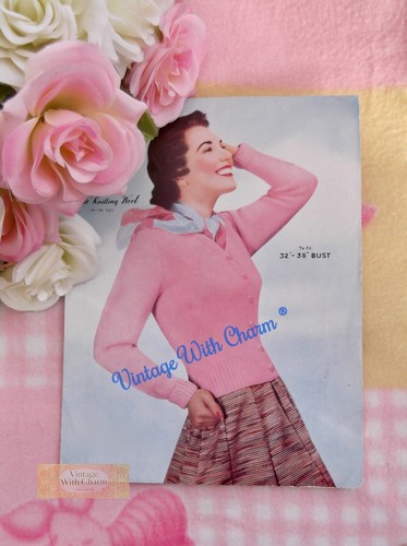 Vintage 1950s lady cardigan - 1950s, lady's