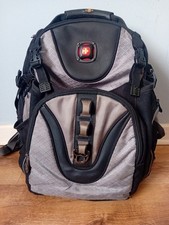 SwissGear By Wenger Maxxum 29 Litre Backpack Rucksack Black Grey Swiss Gear