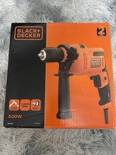 Black & Decker Powerful 500W Corded Hammer drill, 13mm Keyed Chuck - BEH200-GB